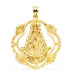 Medaglia del Rocio oro giallo 18kt 38mm cornice