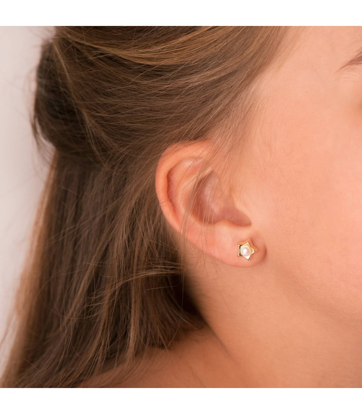 Boucles d'oreilles pour enfants avec diamants