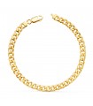 Bracciale Maglia groumette oro 18kt 19cm 5mm