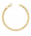 Bracciale Maglia Rolo Oro 18Kt 5mm 19cm