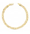 Bracciale catena Traversino oro 18kt 20cm 5mm