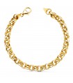 Bracciale Maglia Rolo Oro 18kt 7mm 19cm