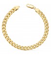 Bracciale uomo oro 18kt Grumetta 21cm