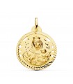 Medaglia Madonna del Carmine oro 18kt 26mm traforata