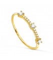 Anello donna oro giallo 18kt Wish