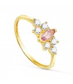 Anello Meraki Oro 18kt marquise ametista