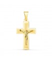 Croce con Cristo in oro 18 Kt 25 mm