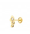 Piercing orecchio Oro giallo 18kt Cuori