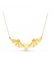 Collana pipistrelli  oro giallo 18kt 45 cm