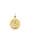 Medaglia Saint Michel Oro giallo 18kt 16mm lucida