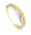 Anello oro bicolore 18kt Polly