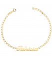 Bracciale con nome 21cm "Carrie Bradshaw" 18Kt