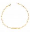 Bracciale "Mamá" Spagnolo oro giallo 18kt