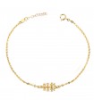 Bracciale Croce Caravaca oro 18kt 20cm