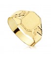 Anello chevalier Thiago Oro giallo 18kt