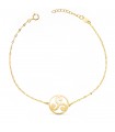 Pulsera Trisquel oro 18K 20 cm