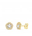 Pendientes Melody oro amarillo 18K 7mm