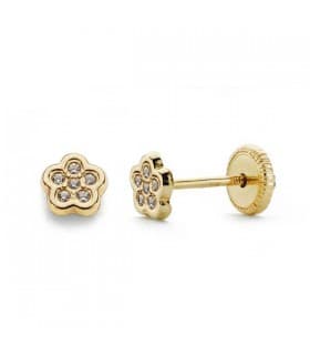 Pendientes de oro Dunia