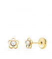 Clous d'oreilles or jaune Tatiana 18 Carats