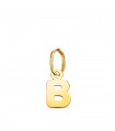 Inicial B Colgante oro 18 kt