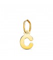 Inicial C Colgante oro 18 kt