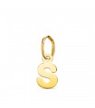 Inicial S Colgante oro 18 kt