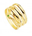 Bague serpent or jaune Leonor 18 Carats