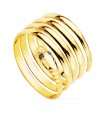 Bague serpent saphir Susana or 18K