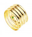 Bague serpent émeraude Susana or 18K