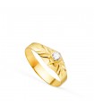 Sello Kyomu oro 18K circonita