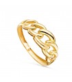 Anillo mujer cadena oro 18 Kilates