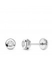 Boucles d'oreilles Mercedes 5 mm 18 Carats