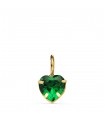 Ciondolo cuore verde oro 18kt 6mm