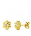 Boucles d'oreilles or jaune Evita 8mm 18K