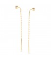 Boucles d'oreilles chaîne or 18K Bristol