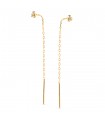 Boucles d'oreilles chaîne or 18K Chester