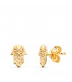 Boucles d'oreilles Or 750 Main de Fatma