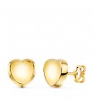 Pendientes de corazones Oro 18 K 8 mm