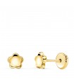 Boucles d'oreilles de fleurs Oro 18 K 5 mm