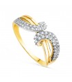 Anillo oro bicolor Candas oro 18 Kilates