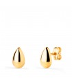 Boucles d'oreilles petites goutte Or 18 K 8 mm