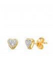 Boucles d'oreilles Or Bicolore 18K Annalisa 5mm