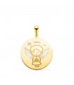 Pendentif Ange Or jaune 18K nacre