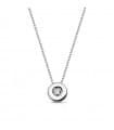 Collana punto luce Ataira con diamante 005 ct 18 Kt