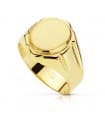 Anello chevalier uomo Gabin oro 18 Kt