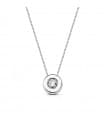 Collana punto luce Ataira con diamante 0110 ct 18 Kt