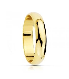 Fede nuziale Classic Oro 18Kt 4 mm.