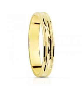 Fede nuziale Bari 3 mm Oro 18Kt.