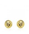 Orecchini oro giallo Annunziata 6 mm 18 Kt