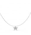 Collana stelle oro bianco Bellanca 18 Kt